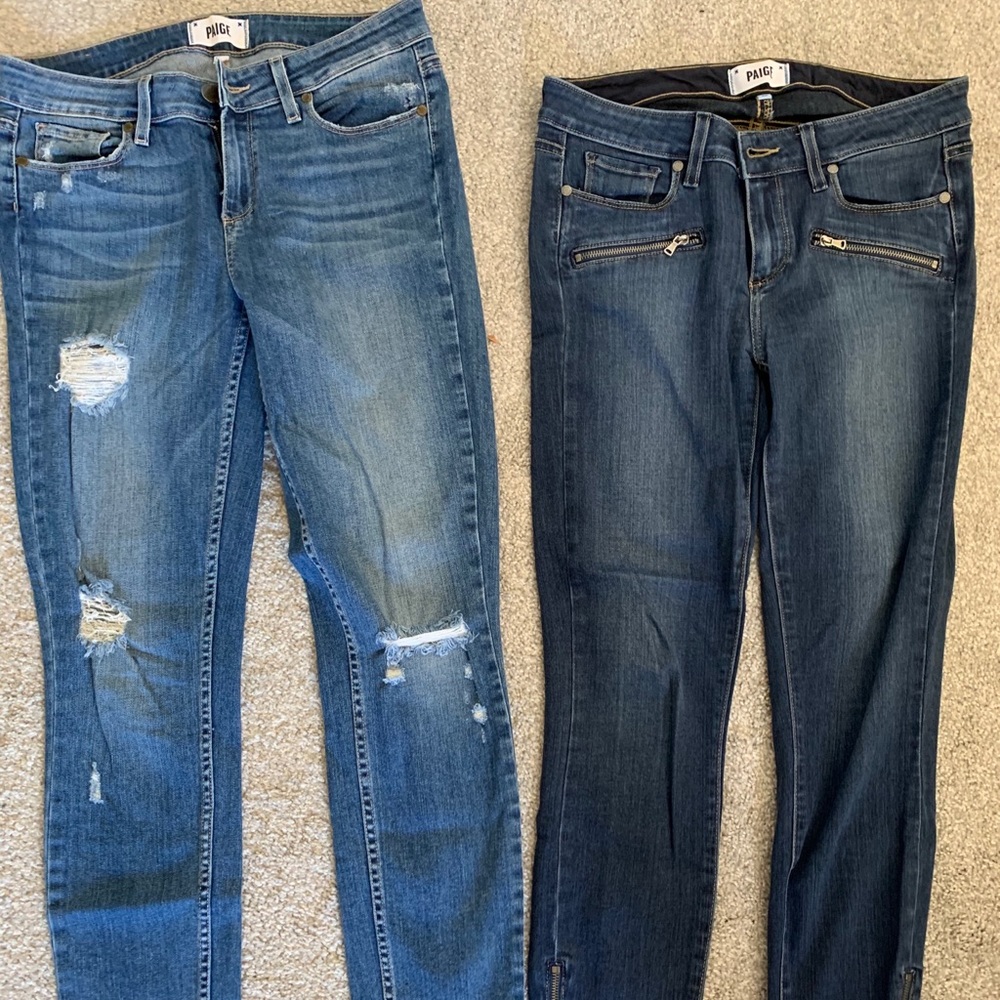 PAIGE size 28 denim - two for $200 or one for $115